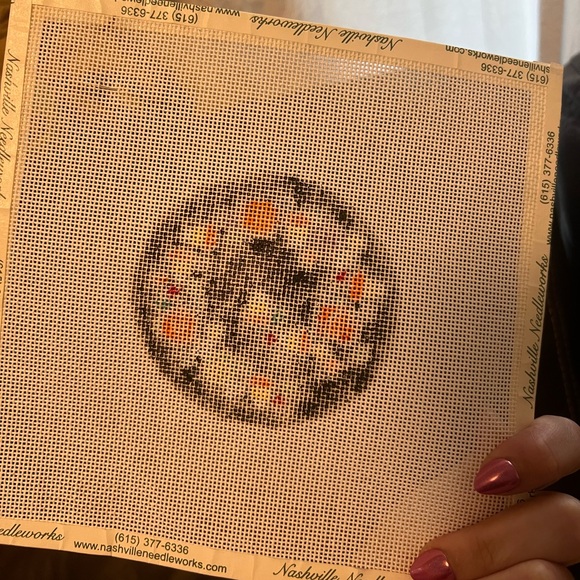 Halloween Hand-painted Needlepoint Canvas - Picture 5 of 6